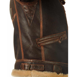 Jaqueta de Couro Brampton Aviator