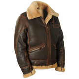 Jaqueta de Couro Brampton Aviator